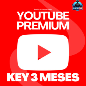 YouTube Premium Key (3 Meses)